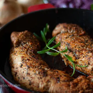 Rosted pork tenderloin