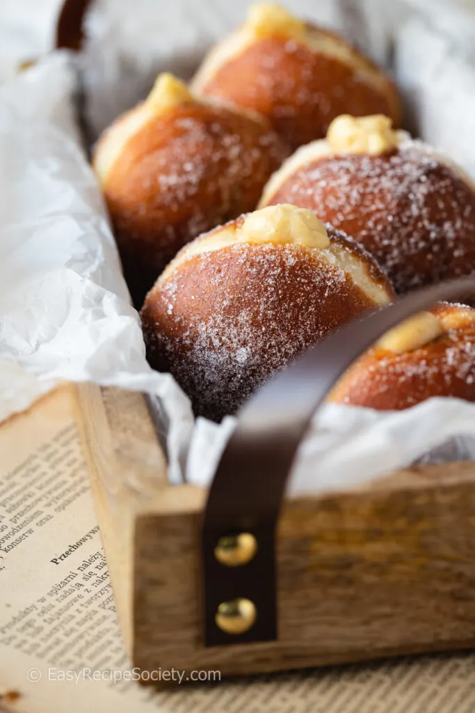 Bomboloni italian doughnuts