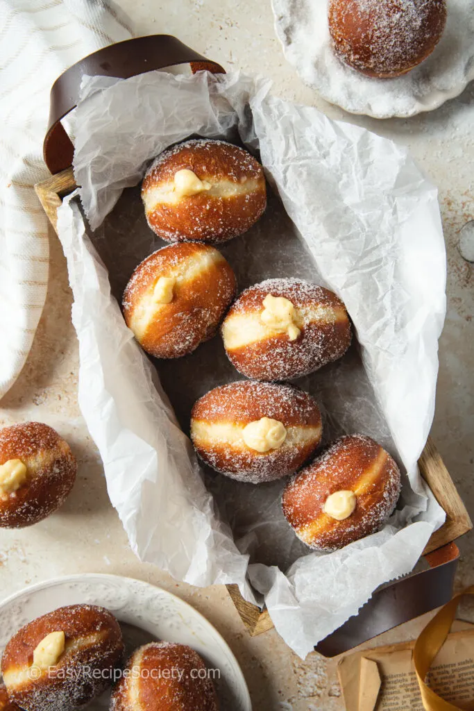 Bomboloni italian doughnuts