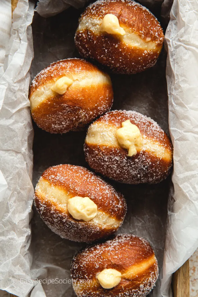 Bomboloni italian doughnuts