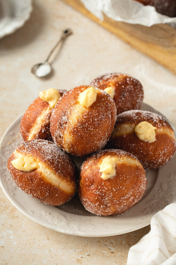 Bomboloni italian doughnuts