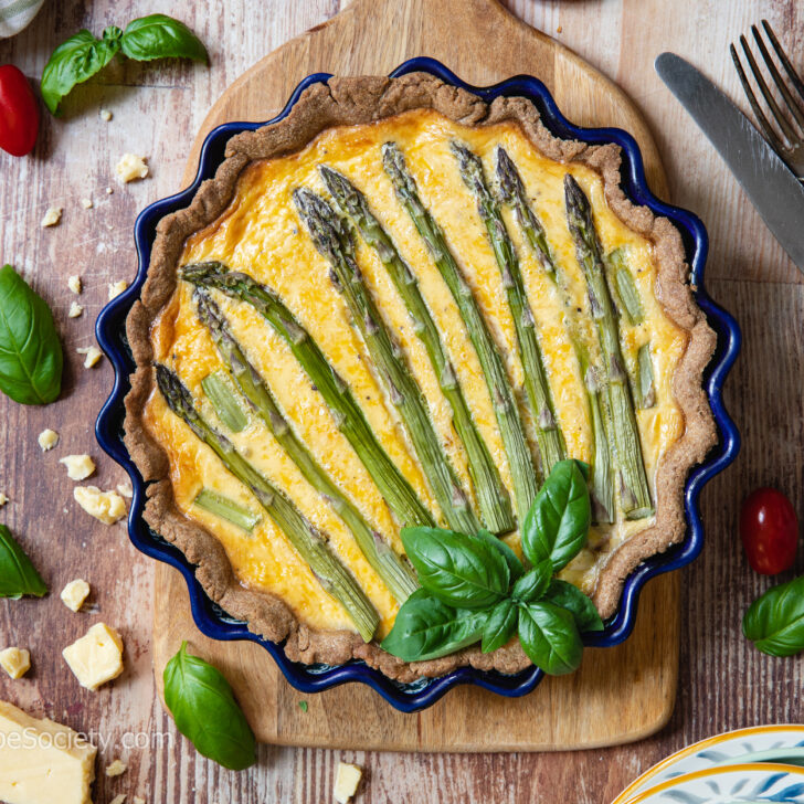 Easy Asparagus And Cheddar Tart