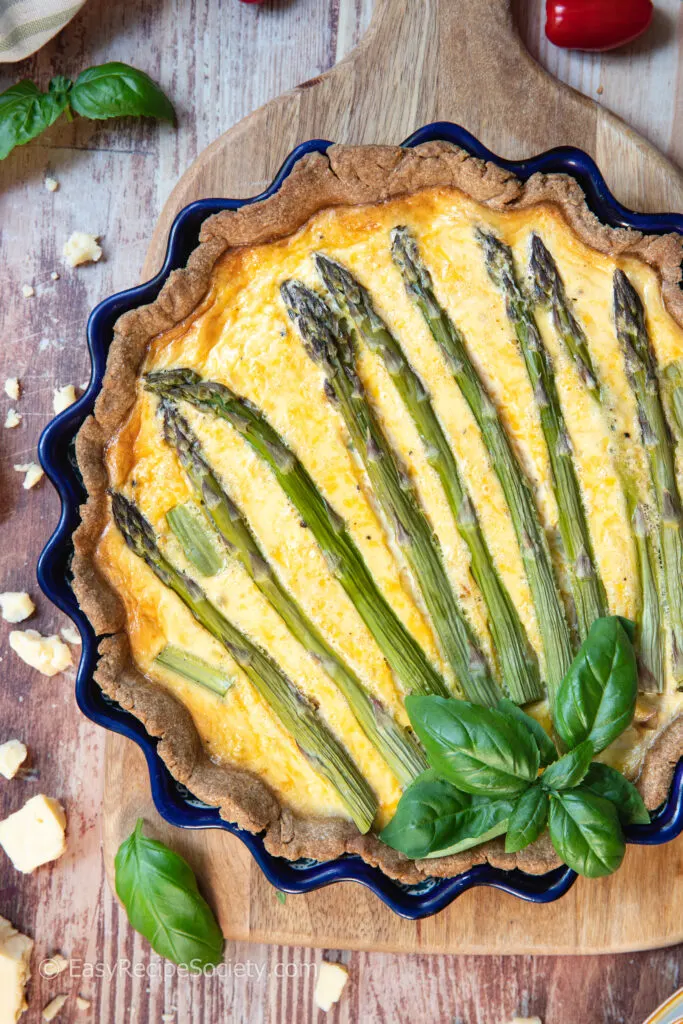 Easy Asparagus And Cheddar Tart