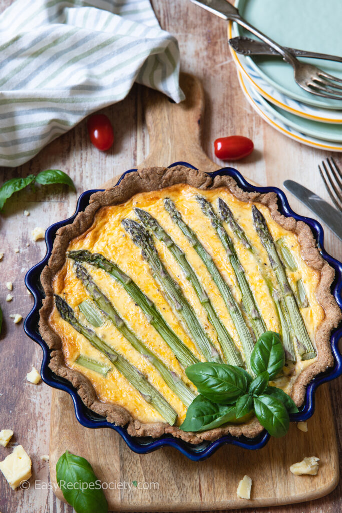 Easy Asparagus And Cheddar Tart