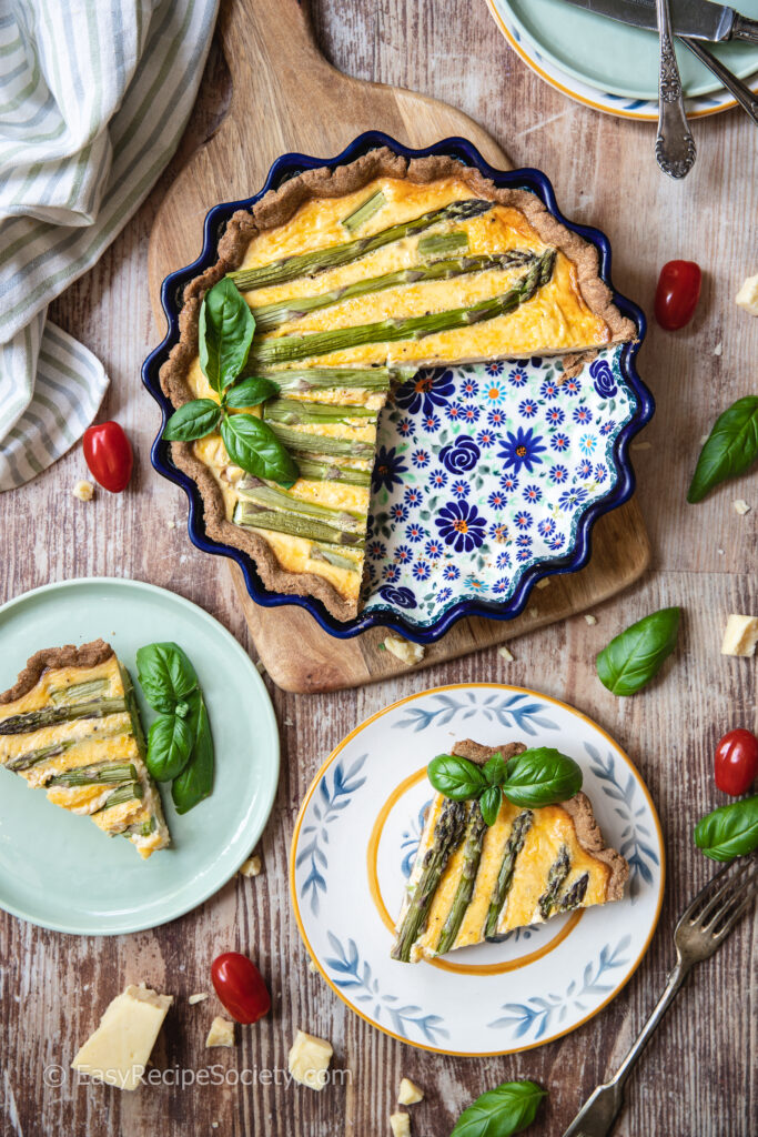 Easy Asparagus And Cheddar Tart