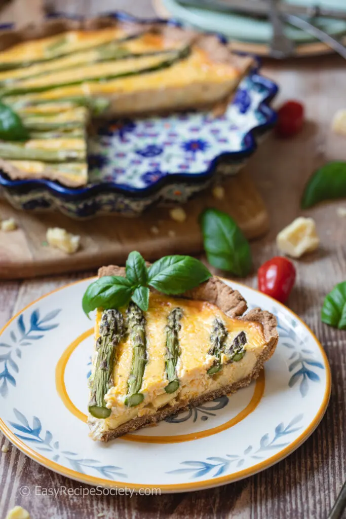 Easy Asparagus And Cheddar Tart